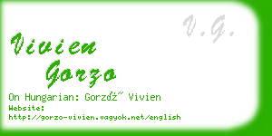 vivien gorzo business card